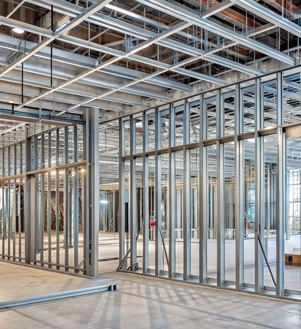 Construction Management metal framing